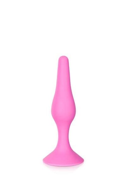 Plug anal rose avec ventouse 11.5cm - Love Shop Avenue