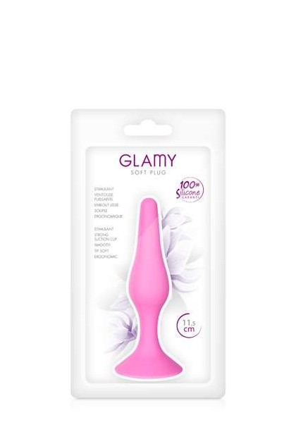 PLUG ANAL ROSE AVEC VENTOUSE 11.5CM