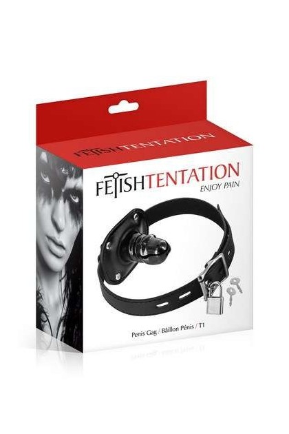 BÂILLON PETIT GODE INTERNE RÉALISTE AVEC GLAND - T1