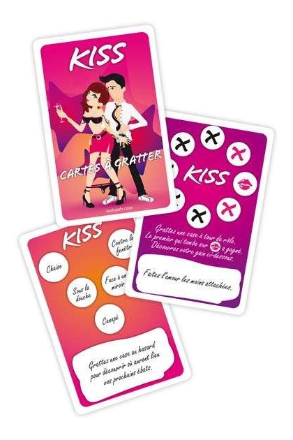 CARTES A GRATTER KISS