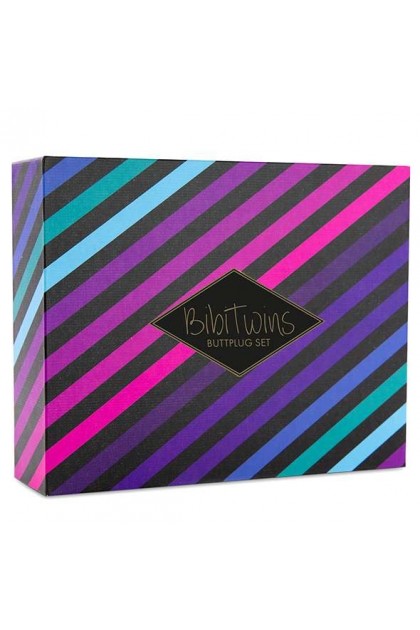 BIBI TWIN BUTT PLUG SET 3 PCS PINK