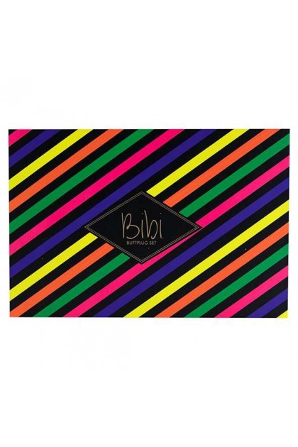 BIBI BUTT PLUG SET 3 PCS PURPLE