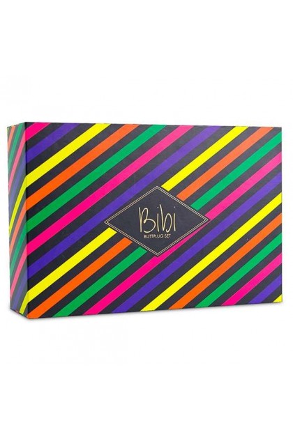 BIBI BUTT PLUG SET 3 PCS PURPLE