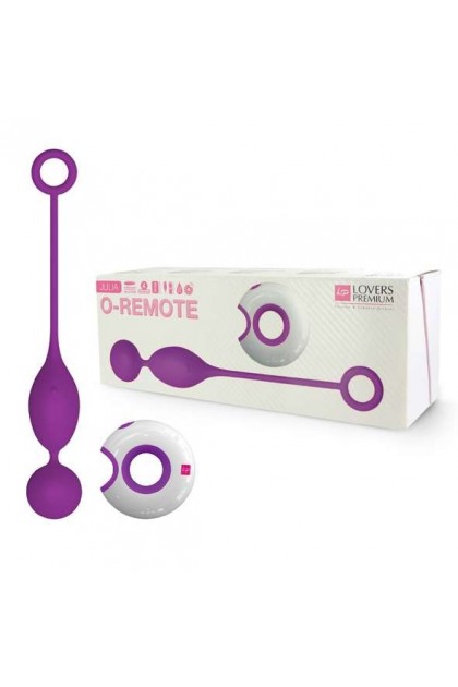 Boules de geisha télécommandé violet julia - Love Shop Avenue