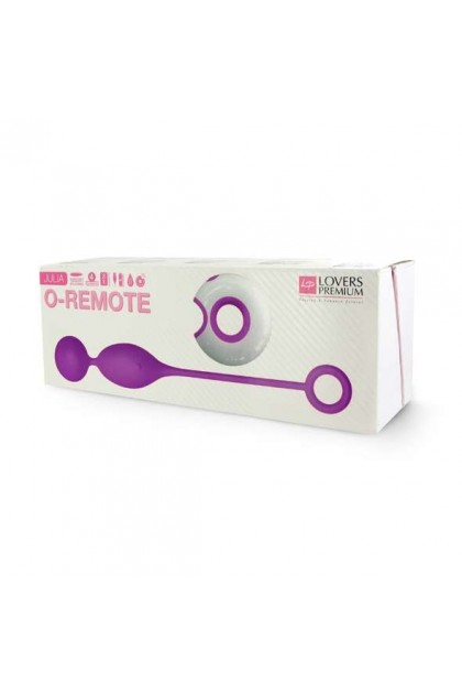 Boules de geisha télécommandé violet julia - Love Shop Avenue