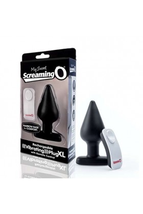 PLUG VIBRANT NOIR TAILLE XL AVEC TELECOMMANDE SANS FIL