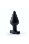 Plug vibrant noir taille xl avec telecommande sans fil