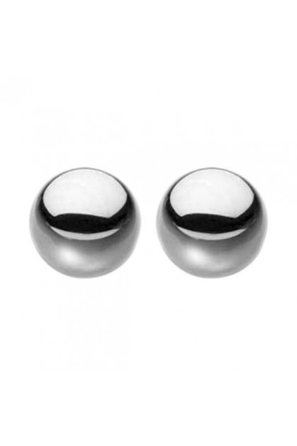 JEU DE 2 BOULES ANALES EN ACIER INOXYDABLE - DIAMÈTRE 2 CM