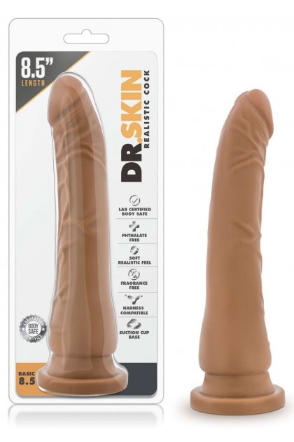 GODE VENTOUSE LATINO RÉALISTE DR SKIN - 21 CM