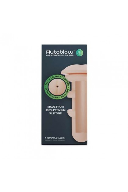 Gaine en silicone pour autoblow ai - ANUS - COULEUR CHAIR