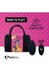 Culotte vibrante télécommandé panty vibrator noir