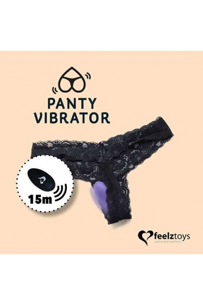 CULOTTE VIBRANTE TÉLÉCOMMANDÉ PANTY VIBRATOR NOIR