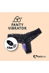 CULOTTE VIBRANTE TÉLÉCOMMANDÉ PANTY VIBRATOR NOIR