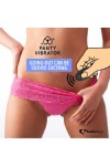 Culotte vibrante télécommandé panty vibrator noir