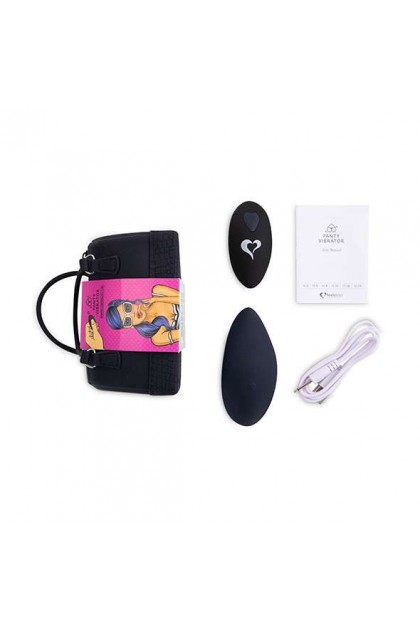 CULOTTE VIBRANTE TÉLÉCOMMANDÉ PANTY VIBRATOR NOIR