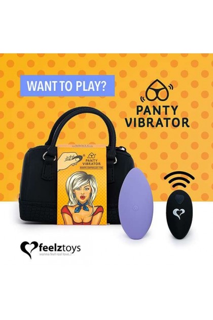 CULOTTE VIBRANTE TÉLÉCOMMANDÉ PANTY VIBRATOR VIOLET