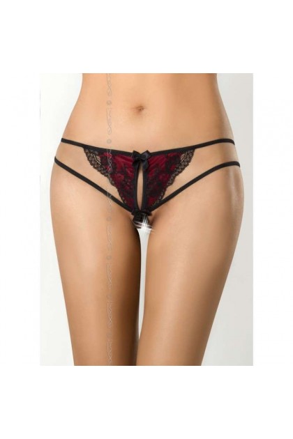 STRING OUVERT CHERRY PIE V-7808 - AXAMI - XL