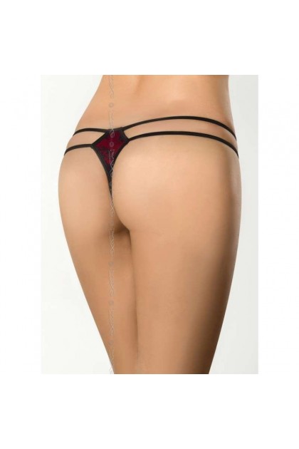 STRING OUVERT CHERRY PIE V-7808 - AXAMI - XL