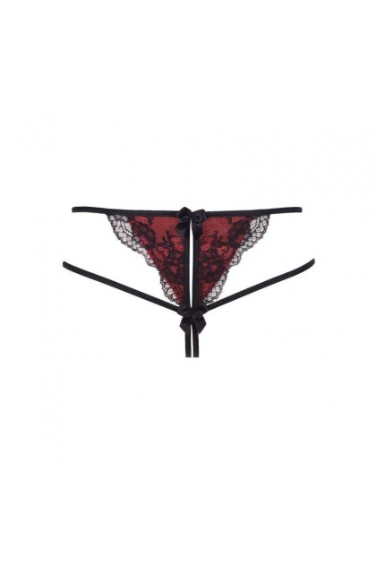 STRING OUVERT CHERRY PIE V-7808 - AXAMI - XL