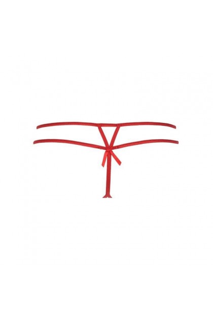 STRING ROUGE CRANBERRY MUFFIN V-7828- AXAMI - XL
