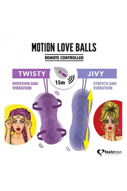 Love balls motion control télécommandés jivy - Love Shop Avenue