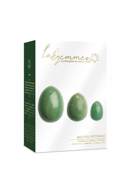 Coffret 3 oeufs yoni jade (l-M-S) - Love Shop Avenue