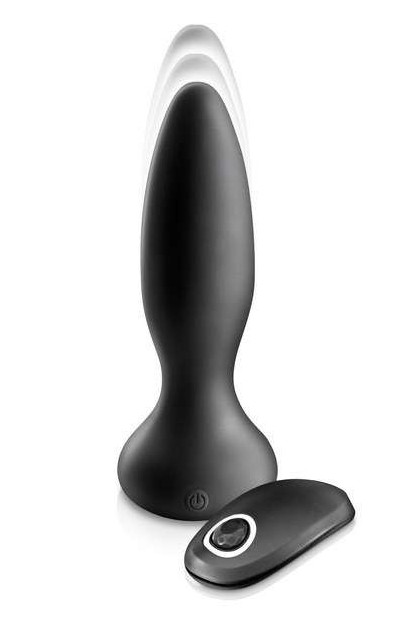 PLUG ANAL VIBRANT VA-ET-VIENT TÉLÉCOMMANDÉ USB