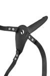 GODE CEINTURE NOIR VIBRANT EN SILICONE USB