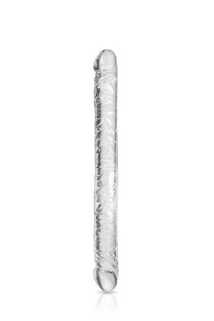 DOUBLE DONG VEINÉ CRISTAL DE 34CM EN JELLY