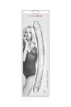 DOUBLE DONG VEINÉ CRISTAL DE 34CM EN JELLY