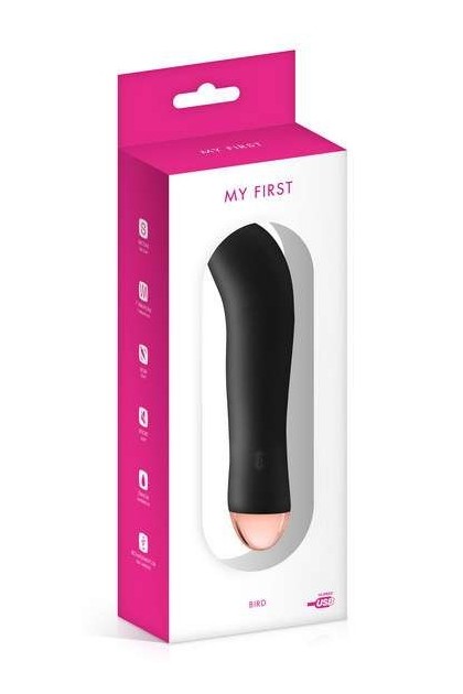 VIBROMASSEUR POINT G NOIR USB WATERPROOF