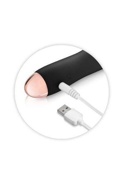 VIBROMASSEUR POINT G NOIR USB WATERPROOF