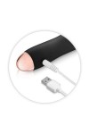 VIBROMASSEUR NOIR ONDULÉ 7 VITESSES USB