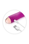 VIBROMASSEUR ROSE ONDULÉ 7 VITESSES USB