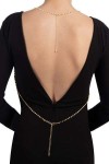 BIJOU DE CORPS DORÉ AVEC STRASS