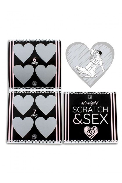 Scratch & sex couple hetero jeu à gratter - Love Shop Avenue