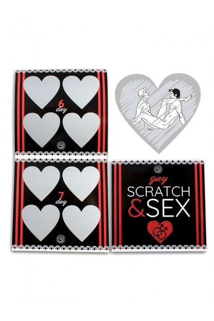 SCRATCH & SEX COUPLE HOMME JEU À GRATTER