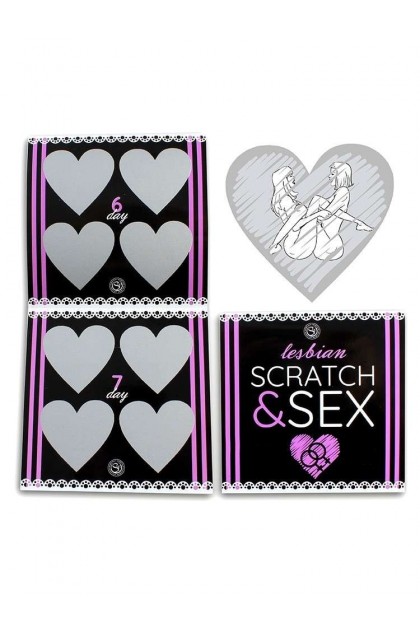 Scratch & sex couple femme jeu à gratter - Love Shop Avenue