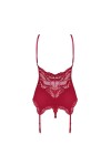 Guêpière 810-COR-3 - RUBIS - OBSESSIVE - L/XL - Love Shop Avenue