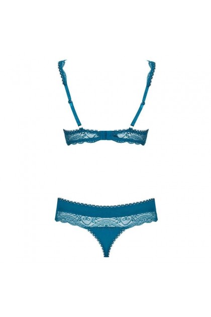 ENSEMBLE LINGERIE 2 PIÈCES MIAMOR SET - TURQUOISE - S/M