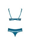 ENSEMBLE LINGERIE 2 PIÈCES MIAMOR SET - TURQUOISE - S/M