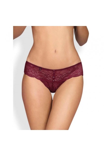 STRING MIAMOR THONG -  GRENAT - S/M
