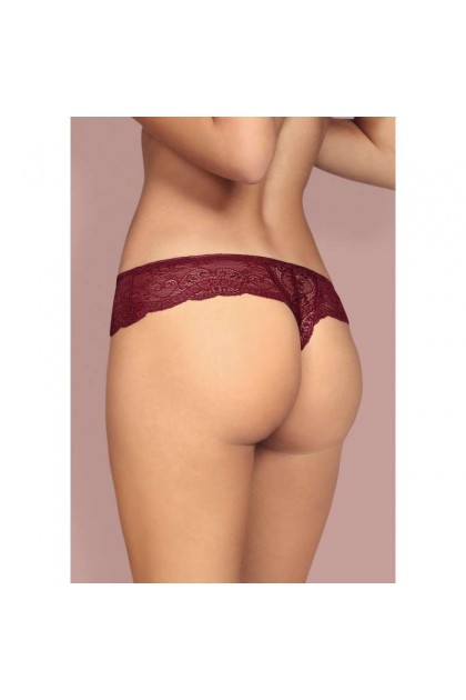STRING MIAMOR THONG -  GRENAT - S/M