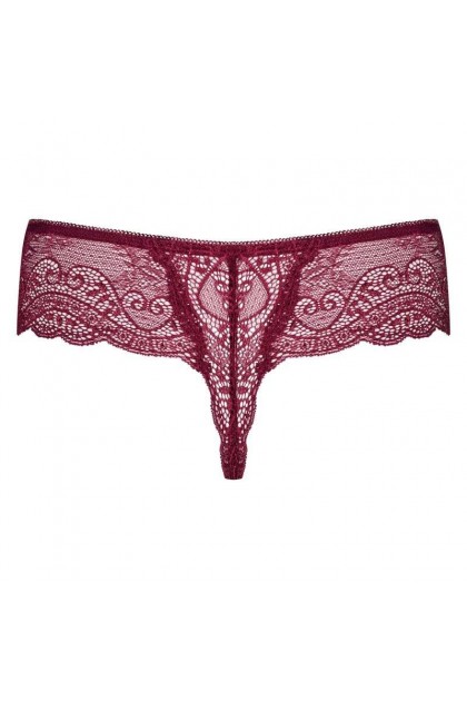 STRING MIAMOR THONG -  GRENAT - S/M