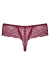 STRING MIAMOR THONG -  GRENAT - S/M