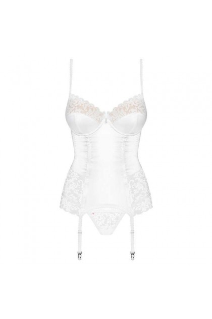 GUÊPIÈRE IVOIRE 871-COR-2 - COLLECTION MARIAGE - S/M