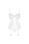 GUÊPIÈRE IVOIRE 871-COR-2 - COLLECTION MARIAGE - L/XL