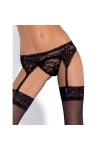 PORTE-JARRETELLES NOIR CATIA GARTER BELT - OBSESSIVE - S/M