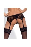 PORTE-JARRETELLES NOIR CATIA GARTER BELT - OBSESSIVE - S/M