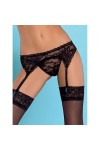 PORTE-JARRETELLES NOIR CATIA GARTER BELT - OBSESSIVE - S/M
